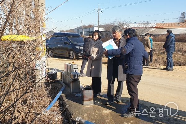 화성시의회 위영란·장철규 의원, 양감면 요당리 수질오염사고 확산방지 당부