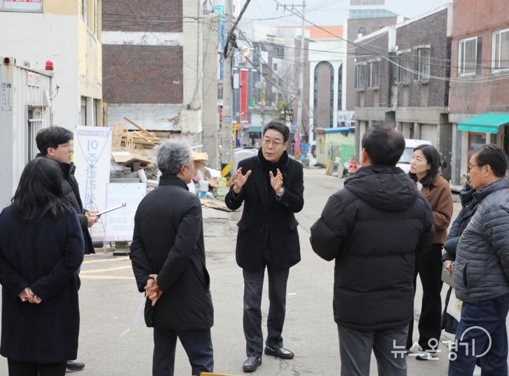 김기배 수원시 팔달구청장, 주요 현안지역 점검