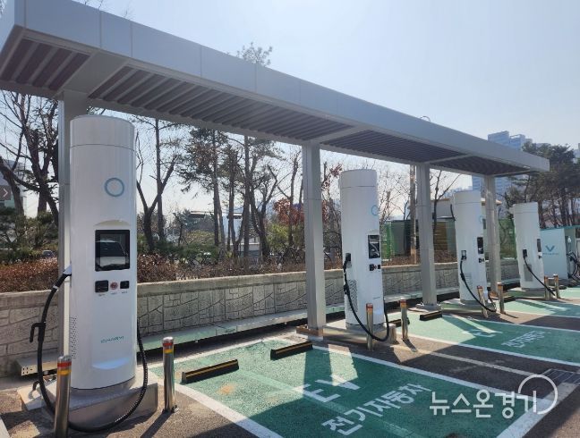 용인특례시가 올해 전기차 충전시설 88개를 확충한다