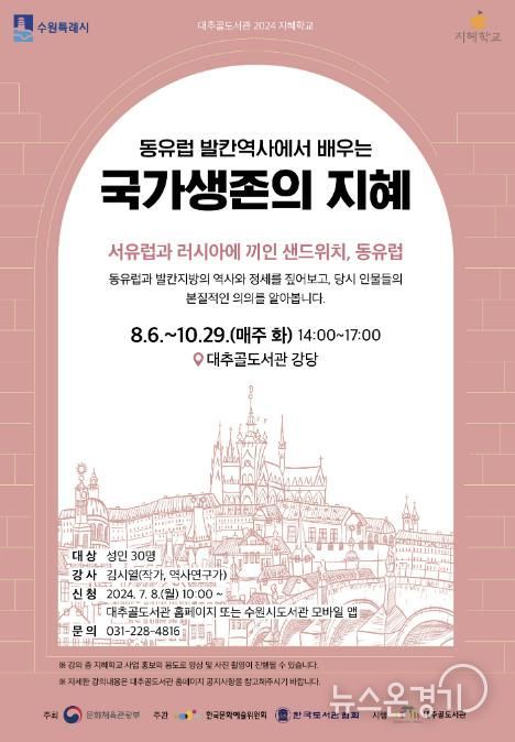 ‘동유럽 발칸역사에서 배우는 국가생존의 지혜’ 홍보물