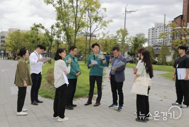 수원시 권선구, 수인선 상부공간 편의시설 미비점 점검 현장방문