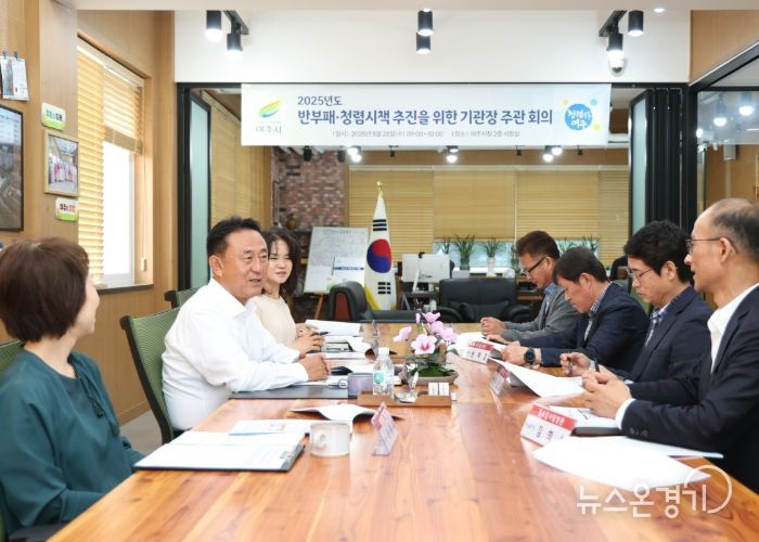 여주시, '2025년 반부패‧청렴시책 추진'을 위한 기관장 주관회의 개최