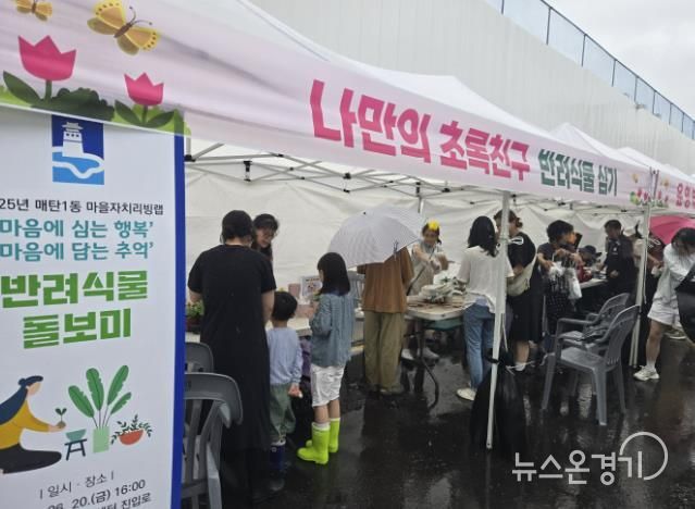 수원시 영통구 매탄1동 주민자치회, 마음에 심는 행복 '반려식물 돌보미' 진행