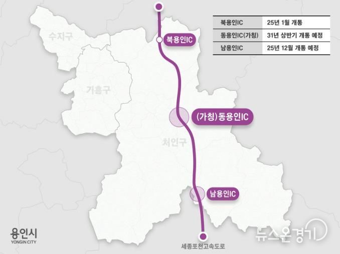 동용인IC 위치도