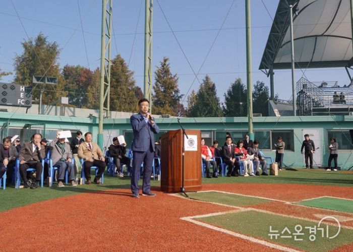 신상진 성남시장, ‘제21회 성남시장기 경기도 초중고 야구대회’ 개회식 참석