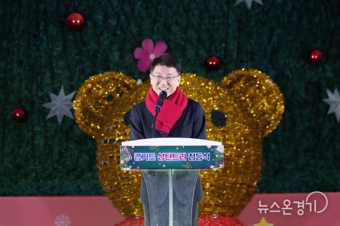 경기도, 경기융합타운 광장 밝히는 ‘도담트리’ 점등