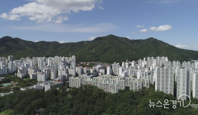 산본신도시 전경