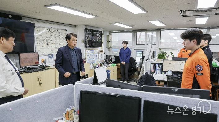 소방서 격려 사진